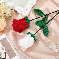Blumenbaumwolle mit eisengestricktem Kostümverzierungszubehör&nbsp;DIY-WH0570-09A