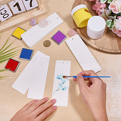 50 tarjeta rectangular de papel en blanco&nbsp;DIY-WH0591-322A