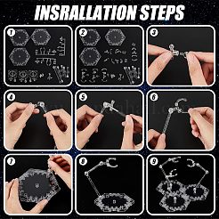 Diy verstellbarer actionfigurenhalter ständer basisset&nbsp;DJEW-WH0001-01