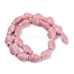 Chapelets de perles en porcelaine manuelle&nbsp;PORC-P030-01A-08