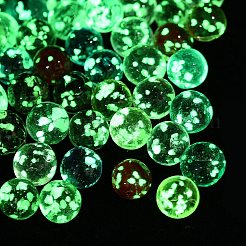 Perles lumineuses transparentes faites à la main en verre filé&nbsp;LAMP-F045-02A