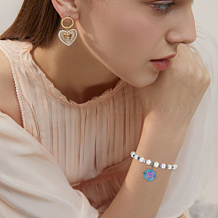 10 colgante de acero inoxidable 304 con engaste de rhinestone.&nbsp;STAS-AR0001-52