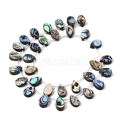 Colliers de perles en nacre d'ormeau naturelle&nbsp;SH-CBA69D1-02