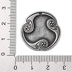 Anhänger aus Legierung mit Runenbuchstaben&nbsp;PALLOY-S193-01AS-07