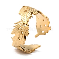 Ionenplattierung (IP) 304 Edelstahl-Fingerringe&nbsp;RJEW-L102-30G