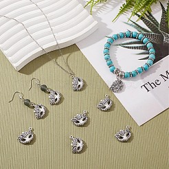 Pendentifs en alliage de style tibétain à faire soi-même&nbsp;PALLOY-SC0004-13