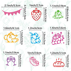 Metallstanzschablonen aus Edelstahl&nbsp;DIY-WH0289-082