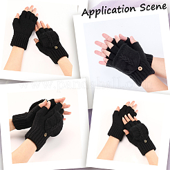 1 paire de gants sans doigts en fibre acrylique&nbsp;COHT-CY0001-03A