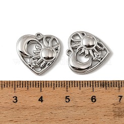 Anhänger aus 304 Edelstahl und Strassen&nbsp;FIND-T076-02P