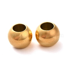 Placcatura ionica (ip) 304 perline europee in acciaio inossidabile&nbsp;X-STAS-E034-1G