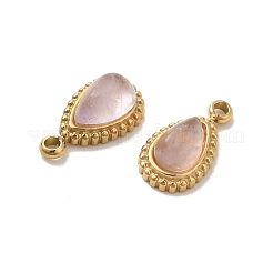 Dijes de lágrima de amatista natural&nbsp;STAS-B074-04G-04