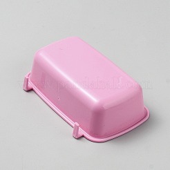 Ciotola rettangolare in plastica ABS per cibo per criceti&nbsp;AJEW-WH20098-092B
