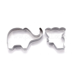Anlaufgeschützter Edelstahl Ausstechformen für Kekse&nbsp;DIY-H142-04P