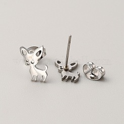 Pendientes de acero inoxidable 304 para mujer&nbsp;EJEW-TAC0010-024P