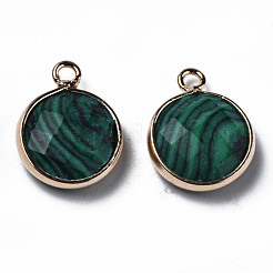 Ciondoli in malachite sintetica&nbsp;G-Q998-026D