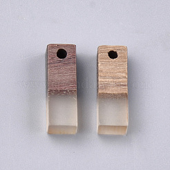 Pendentifs en bois de résine et de noyer&nbsp;RESI-S358-19C