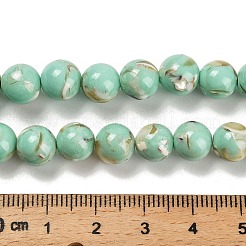 Zusammengesetzte Stränge aus synthetischen Stein- und Trochus-Muschelperlen&nbsp;G-B128-08C-02