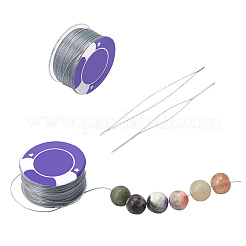 2 rouleau de fils de perles en polyester enduits spéciaux&nbsp;OCOR-NB0002-06C