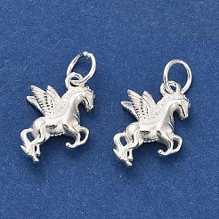 925 Sterlingsilber-Anhänger Pferd mit Flügeln&nbsp;STER-P071-11S