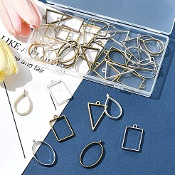 38 Stück 19 Stile Legierungsanhänger mit offener Rückseite&nbsp;FIND-FS0003-61