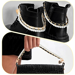 2 poignée de sac ronde en cuir PU et imitation perle&nbsp;FIND-CL0001-18