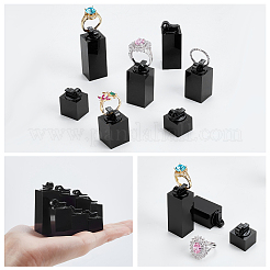 7 Stück Acryl-Ring-Displayständer-Set in 7 Größen&nbsp;ODIS-WH0099-256B