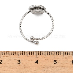 Offene Manschettenringe aus Edelstahl 304&nbsp;RJEW-D350-01P