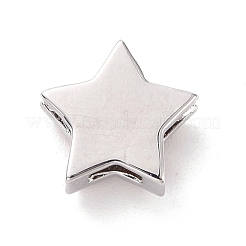 Umweltfreundliche Messing Micro Pave Zirkonia Rutsche Charms&nbsp;KK-D079-14P