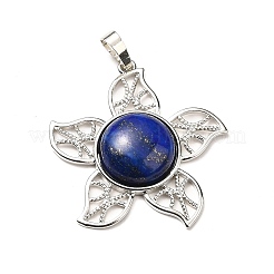Pendentifs teints en lapis-lazuli naturel&nbsp;G-B033-02P-19
