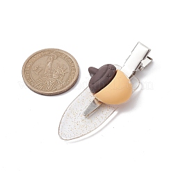 Undurchsichtige Haarspangen aus Alligatorharz&nbsp;PHAR-JH00100-02