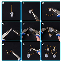 Kit de fabrication de boucles d'oreilles bohèmes DIY&nbsp;DIY-AR0003-03