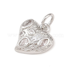 Pendentifs en laiton zircon cubique transparent&nbsp;KK-G544-05P-02