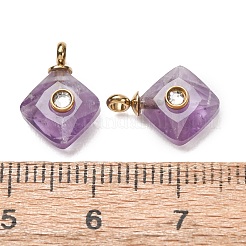 Natürlichen Amethyst Edelsteinanhänger&nbsp;STAS-C184-14A-01