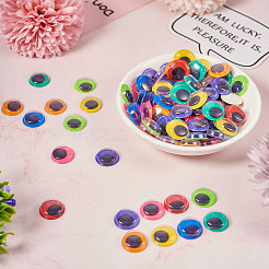 320 Stück 8 Farben Kunststoff-Bastelauge&nbsp;DIY-TA0009-22
