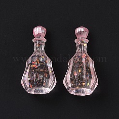 Schnullerflasche Cabochon aus transparentem Harz&nbsp;LS-RESI-E025-06B