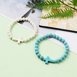 Kit per realizzare braccialetti con croce fai da te&nbsp;DIY-YW0007-74