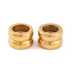 Ionenplattierung (IP) 304 Edelstahl europäische Perlen&nbsp;FIND-Q103-02G