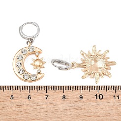 Orecchini e collane in ottone con strass di cristallo&nbsp;WG06C1A-09