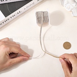 2 Reihe Glas-Strass-Autoaufkleber&nbsp;DIY-WH20023-39C