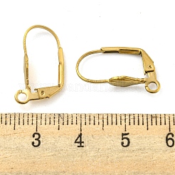 Boucles d'oreilles à levier en acier inoxydable 304 avec placage ionique (IP)&nbsp;STAS-P360-02C-G