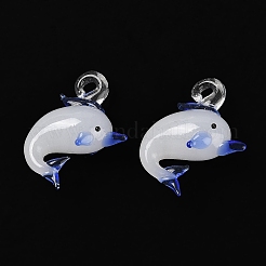 Colgantes artesanales de lampwork&nbsp;LAMP-A002-C01