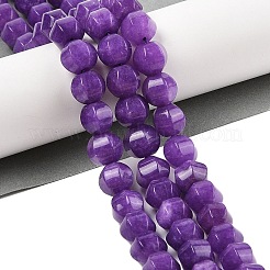 Hilos de abalorios de jade blanco natural&nbsp;G-N344-03E