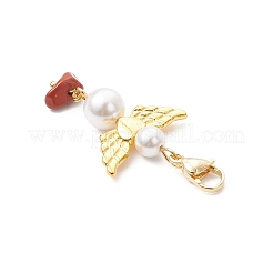 Pendentif décoratif en perles de coquillage d'ange&nbsp;HJEW-JM03440