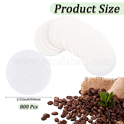 Papel de filtro de café redondo&nbsp;AJEW-CN0004-70C