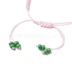 2 bracciale in lega piatta e rotonda con ciondolo a forma di albero della vita&nbsp;BJEW-MZ00256