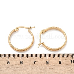 Boucles d'oreilles créoles en acier inoxydable 201&nbsp;EJEW-Q026-17G-A