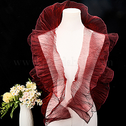 10 yard de bordure en dentelle plissée en polyester Lucency&nbsp;OCOR-GF0004-74H