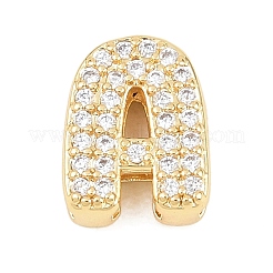 Perline zirconi micro pave  in ottone&nbsp;KK-C170-35G