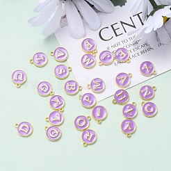 Anfangsbuchstabe a~z Alphabet Emaille Charms&nbsp;ENAM-Q437-10