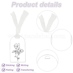 Leere Tischkarte aus Acryl&nbsp;DIY-GA0006-64
